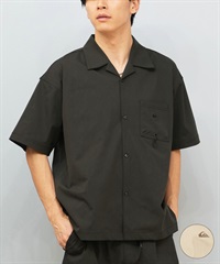 エムユースポーツ 半袖シャツ 40 QUIKSILVER クイックシルバー 半袖 シャツ メンズ ポケット ワン