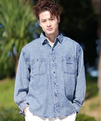 QUIKSILVER クイックシルバー 長袖 シャツ メンズ デニムシャツ