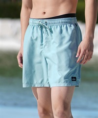 QUIKSILVER クイックシルバー 水着 トランクス ボードショーツ メンズ 海パン ワンポイント ロゴ 17インチ 水陸両用 EQYJV04156(BGW0-S)