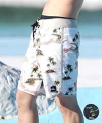 QUIKSILVER クイックシルバー 水着 海パン トランクス サーフパンツ メンズ ボードショーツ 18インチ SURFSILK SCALLOP 18 EQYBS04862(THQ6-28inch)