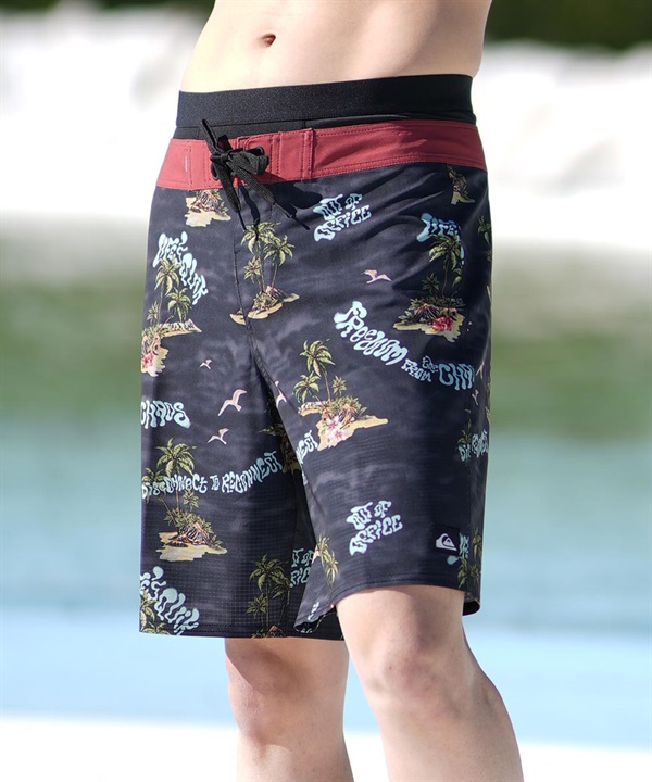 QUIKSILVER クイックシルバー 水着 海パン トランクス サーフパンツ メンズ ボードショーツ 19インチ HIGHLINE STRAIGHT LEG 19 EQYBS04881