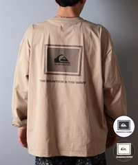 QUIKSILVER クイックシルバー ラッシュガード メンズ 長袖 Tシャツ ロンT バックプリント水陸両用 UVカット QLY251627M ムラサキスポーツ限定