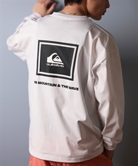 QUIKSILVER クイックシルバー ラッシュガード メンズ 長袖 Tシャツ ロンT バックプリント水陸両用 UVカット QLY251627M ムラサキスポーツ限定