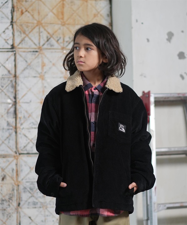 QUIKSILVER クイックシルバー アウター キッズ ジュニア 子供 ボア ジャケット DNA SHERPA HARRINGTON YOUTH EQBJK03346