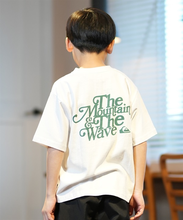 QUIKSILVER クイックシルバー キッズ 半袖 Tシャツ バックプリント TYPEFACE ST YOUTH KST251604M ムラサキスポーツ限定