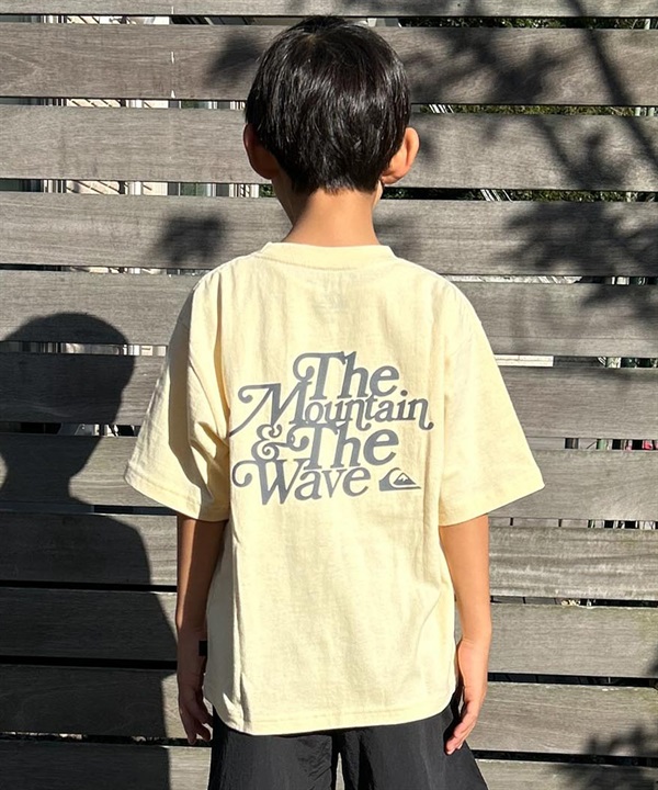 QUIKSILVER クイックシルバー キッズ 半袖 Tシャツ バックプリント TYPEFACE ST YOUTH KST251604M ムラサキスポーツ限定
