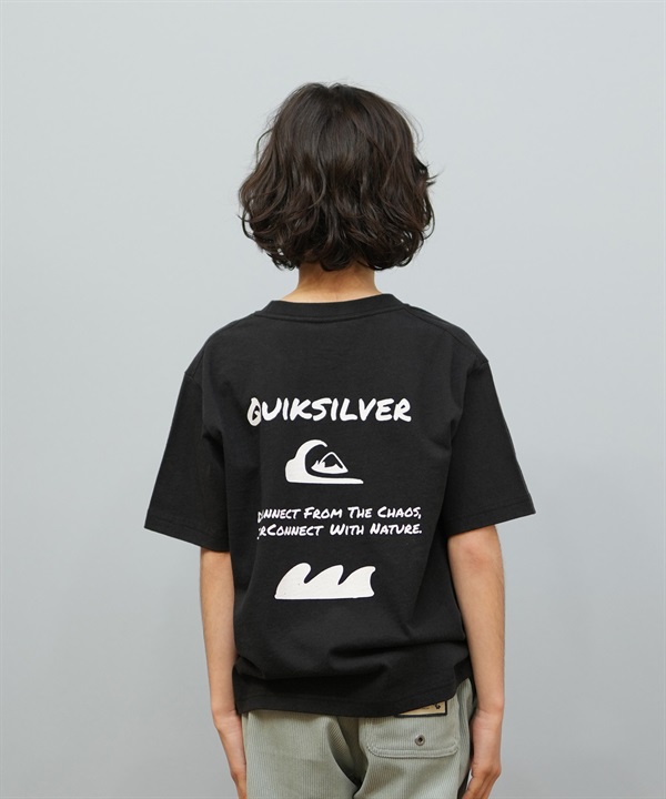 QUIKSILVER クイックシルバー 半袖 Tシャツ キッズ ジュニア 子供 バックプリント KST252613M ムラサキスポーツ限定