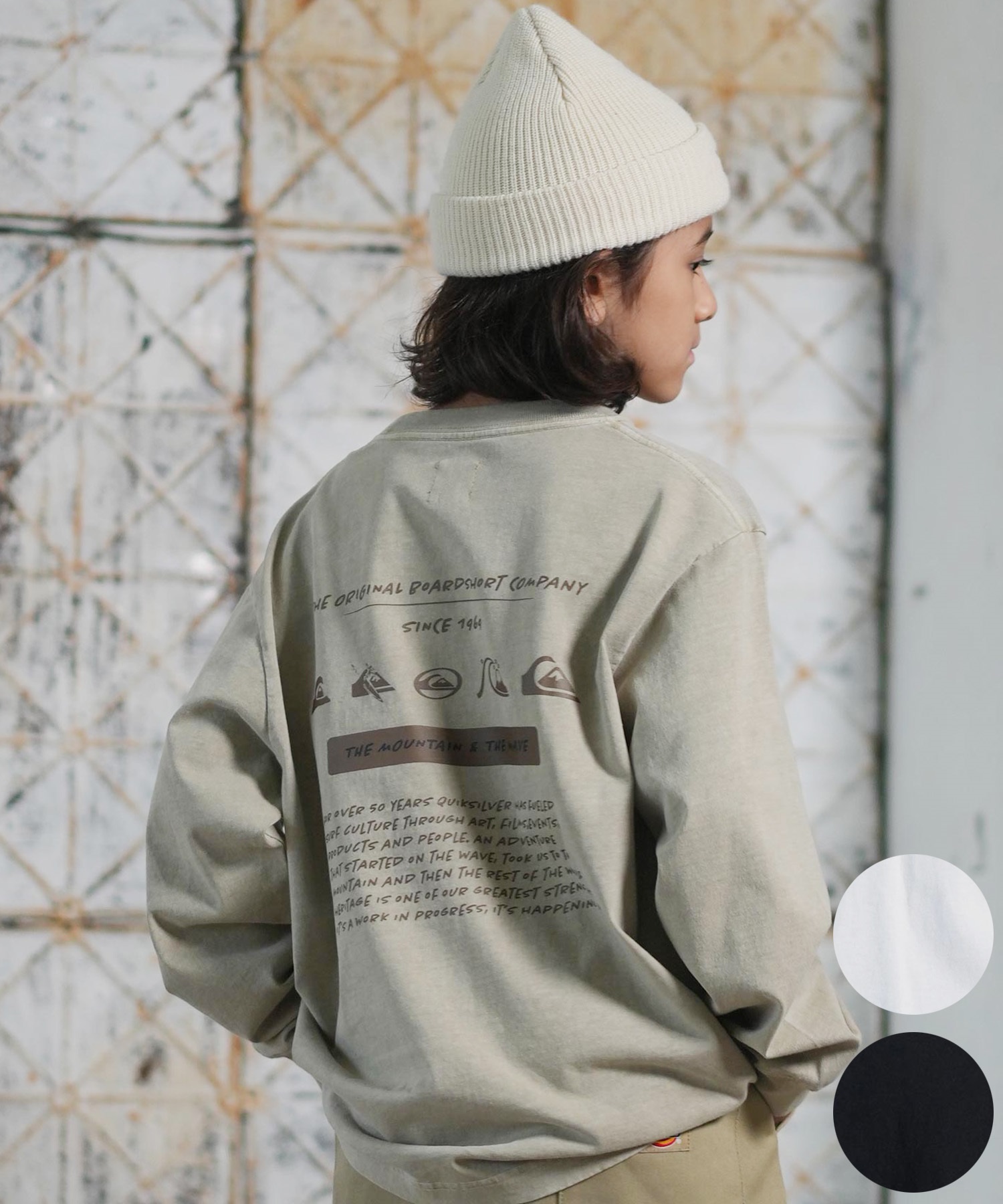 QUIKSILVER クイックシルバー 長袖 Tシャツ ロンT キッズ ジュニア