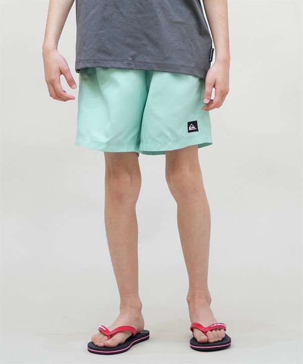 QUIKSILVER クイックシルバー 水着 海パン トランクス サーフパンツ キッズ ジュニア 子供 EVERYDAY SOLID VL YTH 14 EQBJV03517