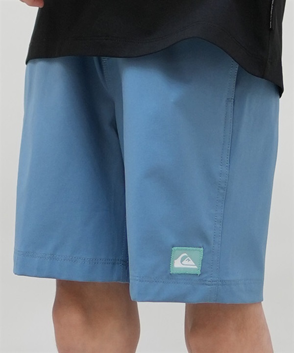 QUIKSILVER クイックシルバー 水着 海パン トランクス サーフパンツ キッズ ジュニア 子供 シンプル ロゴ SOLID VOLLEY YOUTH 16NB KBS252001