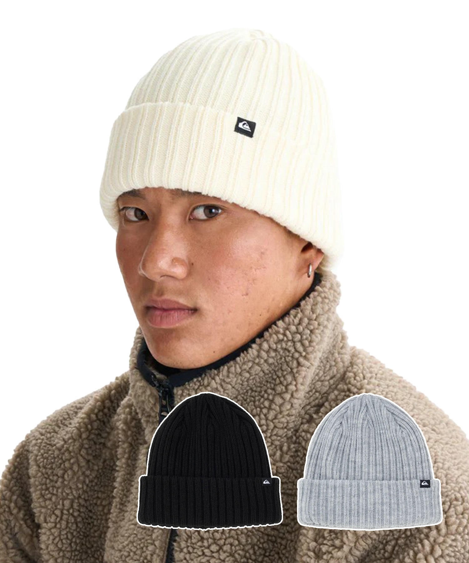 QUIKSILVER クイックシルバー ニット帽 ビーニー ニットキャップ 撥水
