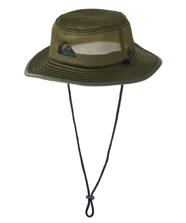 QUIKSILVER クイックシルバー ハット メンズ サファリハット ロゴ シンプル BUSHMASTER MESH QHT252301
