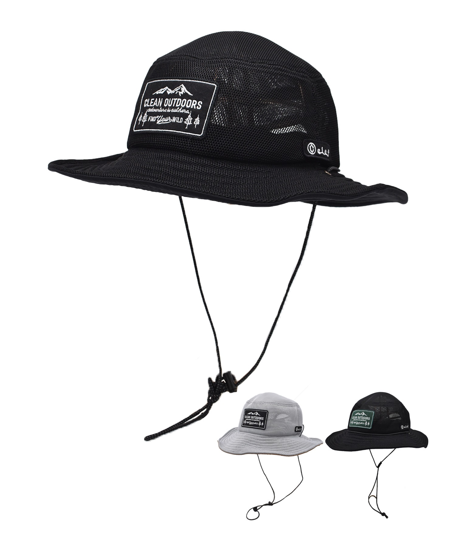 Clef クレ ハット 紫外線対策 BIG BRIM MESH HAT RB3658M ハット
