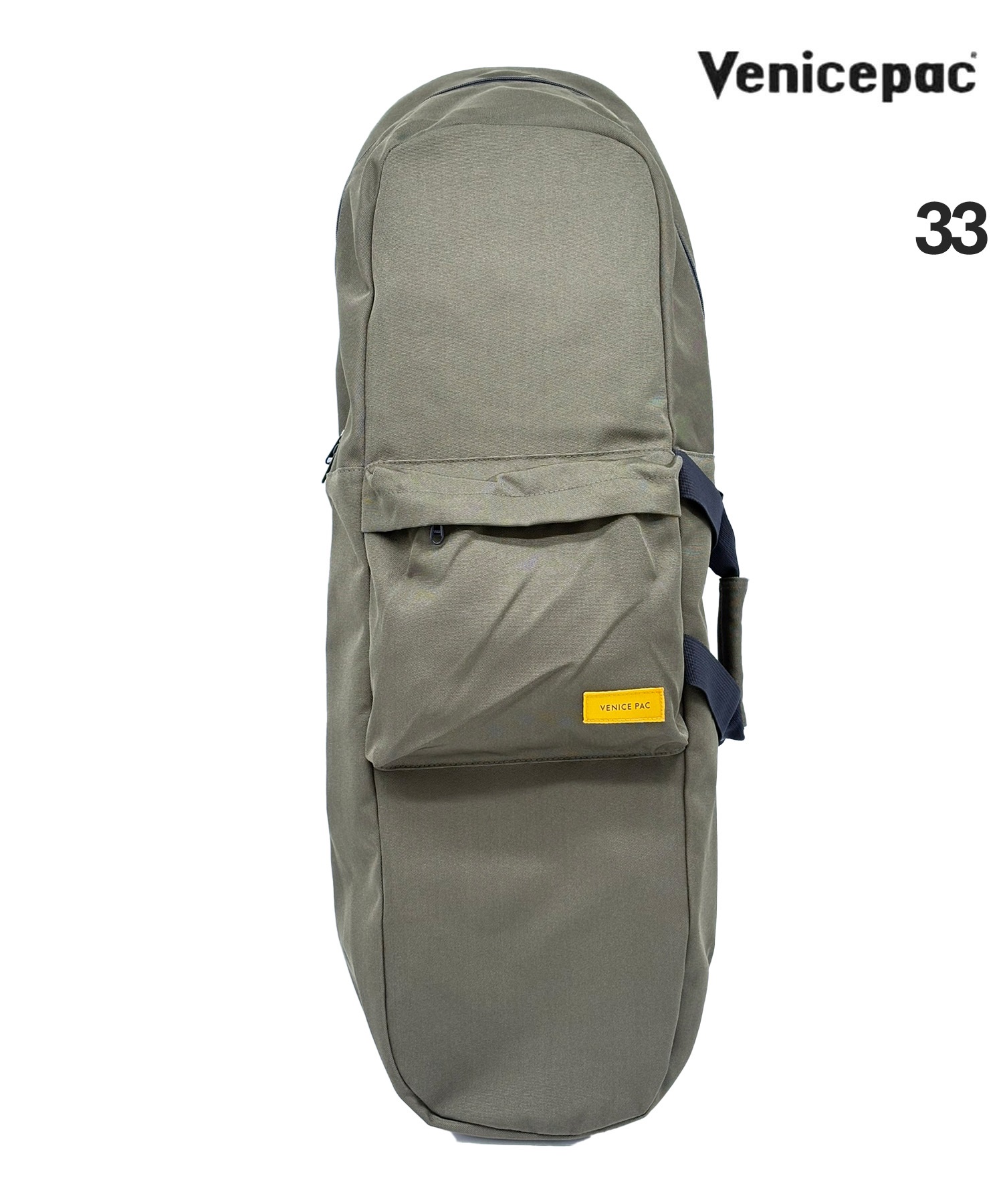 VENICE PAC ヴェニスパック スケートボード ケース 33inch 対応 SHORT PAC ムラサキスポーツ 初心者 おすすめ ２WAY(KHAKI-33inch)