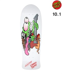 SANTA CRUZ サンタクルーズ スケートボード デッキ STRANGER THINGS 10.1inch M. SLASHER EDDIE REVEAL  海外ドラマ コラボ ムラサキスポーツ(WHT-101inch)