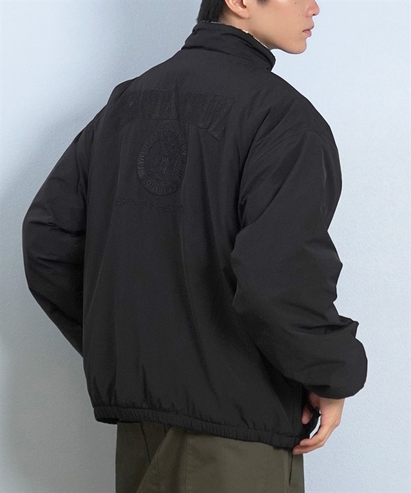 SANTA CRUZ サンタクルーズ アウター メンズ リバーシブル ジャケット ボア レオパード柄 MFG Hand MONO REVERSIBLE BOA JACKET 502254101