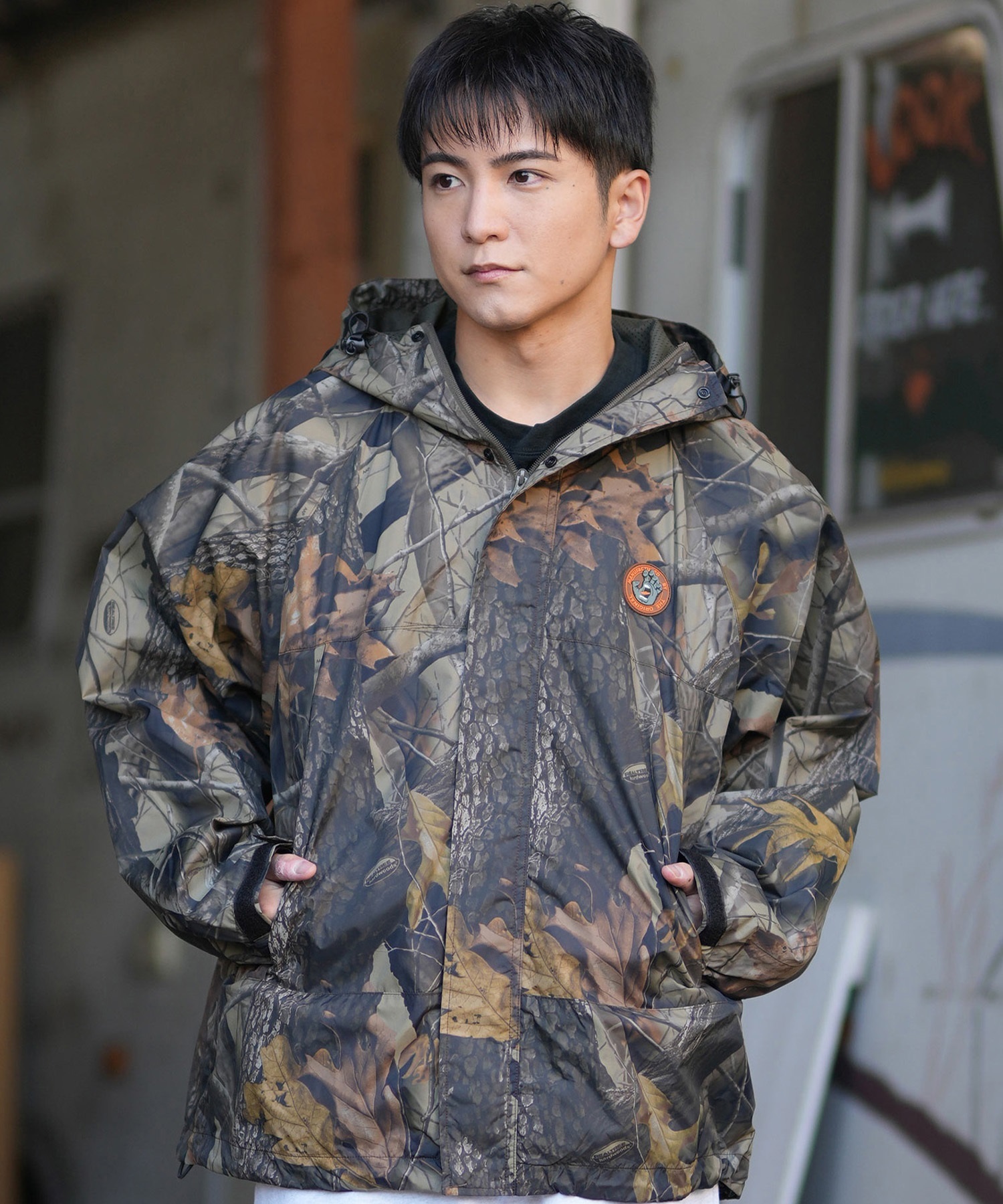 SANTA CRUZ サンタクルーズ マウンテンパーカー メンズ リアルツリー