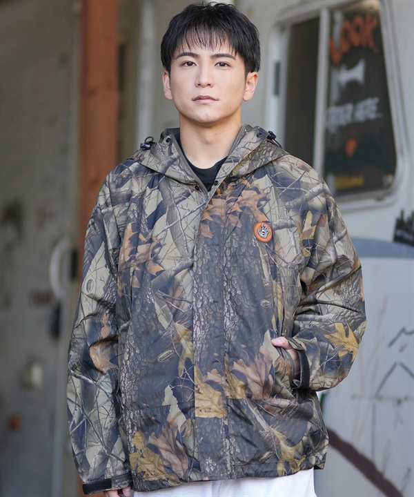 SANTA CRUZ サンタクルーズ マウンテンパーカー メンズ リアルツリー ワンポイント ロゴ 502254106 ムラサキスポーツ限定