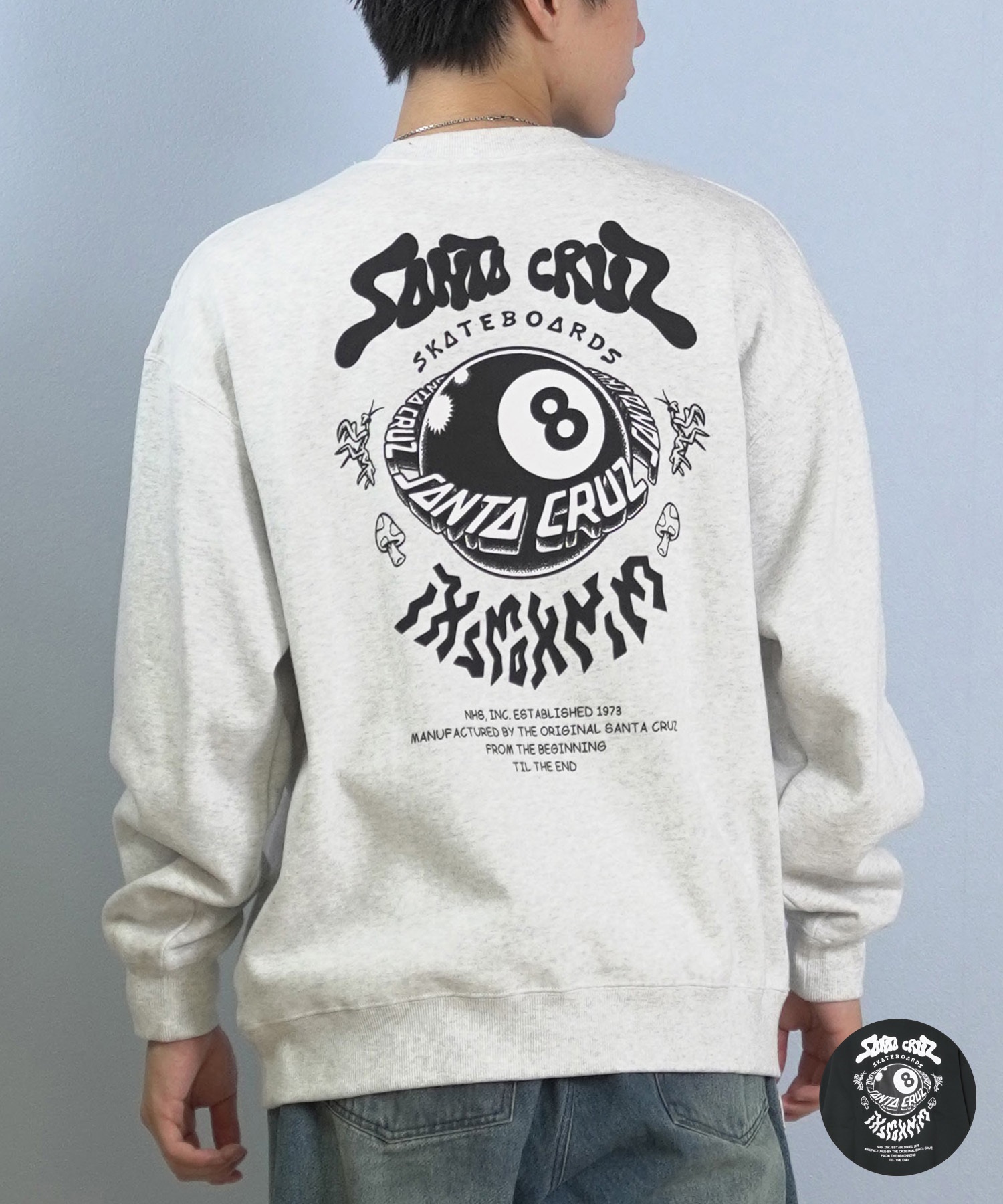 SANTA CRUZ サンタクルーズ トレーナー スウェット メンズ クルー