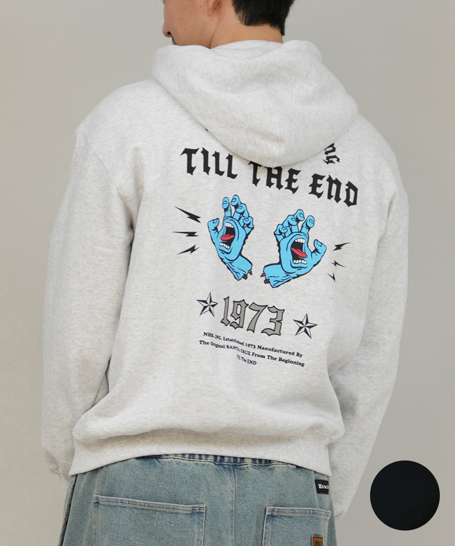 SANTACRUZ サンタクルーズ ジップアップ パーカー メンズ スウェット