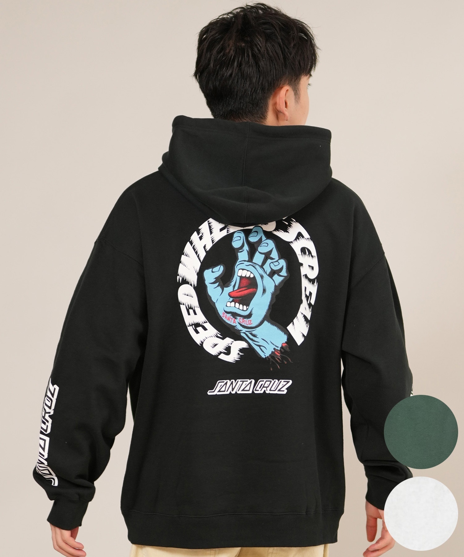 SANTACRUZ サンタクルーズ プルオーバー パーカー メンズ バック