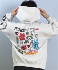SANTACRUZ サンタクルーズ プルオーバー パーカー メンズ バック