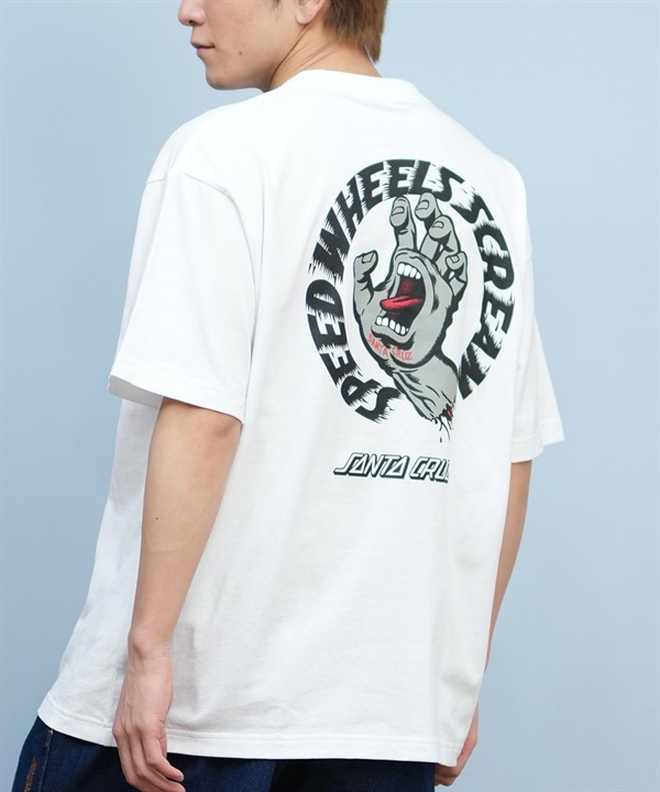 SANTACRUZ サンタクルーズ 半袖 Tシャツ メンズ バックプリント ロゴ スクリーミングハンド 502252401 ムラサキスポーツ限定