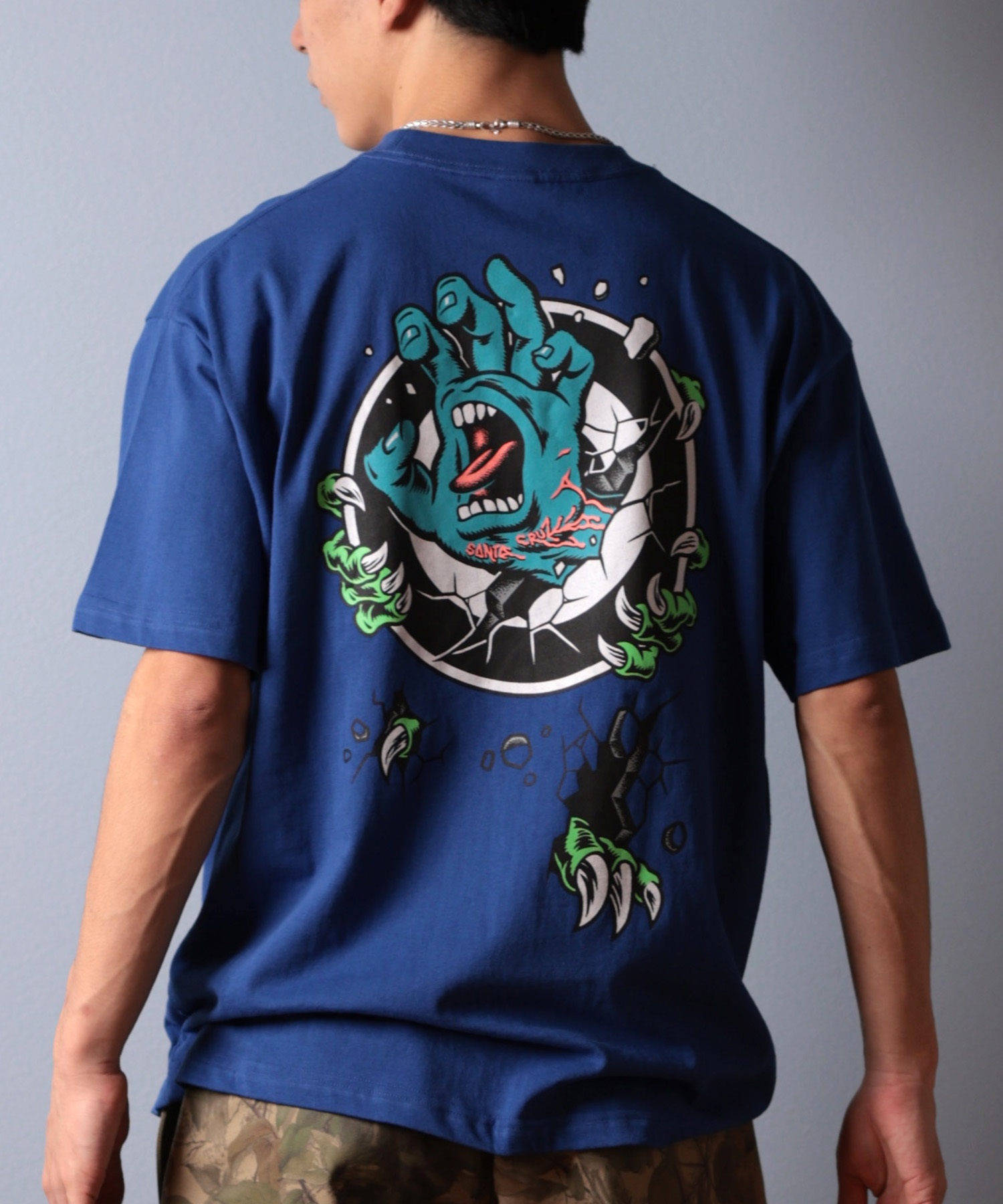 SANTACRUZ サンタクルーズ 半袖 Tシャツ メンズ バックプリント