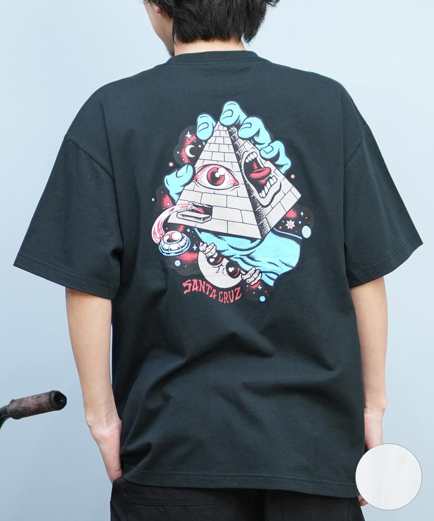 Santa Cruz サンタクルーズ 両面プリント 半袖Tシャツ SANTACRUZ サンタクルーズ 半袖 Tシャツ メンズ バックプリント
