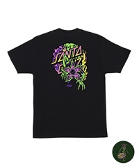 【11月10日発売】SANTA CRUZ サンタクルーズ × STRANGER THINGS 半袖 Tシャツ メンズ ST S S-T DEMOGORGON DOT 510255401(BLK-M)