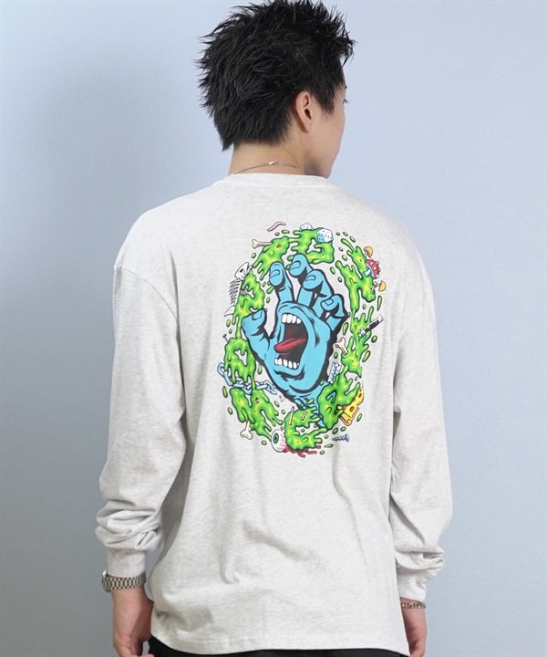 SANTACRUZ サンタクルーズ 長袖 Tシャツ ロンT メンズ バックプリント 502254402 ムラサキスポーツ限定