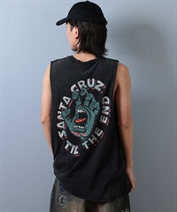 SANTACRUZ サンタクルーズ タンクトップ レディース バックプリント 古着風 ヴィンテージ加工 502253438 SANTACRUZ サンタクルーズ タンクトップ レディース バック