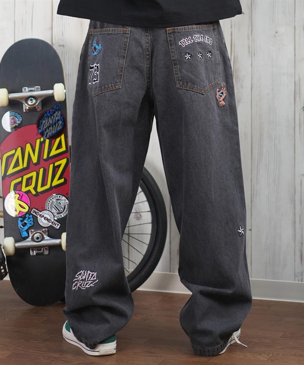 SANTACRUZ サンタクルーズ ロングパンツ デニム メンズ ロンパン パッチジーンズ 502251501 ムラサキスポーツ限定