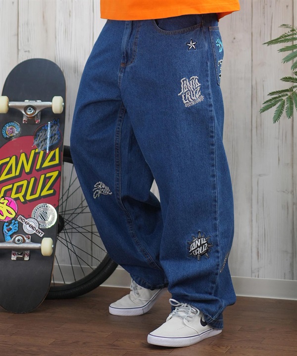 SANTACRUZ サンタクルーズ ロングパンツ デニム メンズ ロンパン パッチジーンズ 502251501 ムラサキスポーツ限定