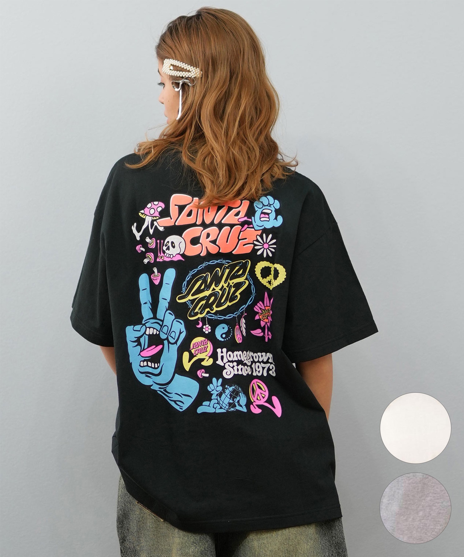 SANTA CRUZ サンタクルーズ 半袖 Tシャツ レディース バックプリント オーバーサイズ 古着風 502253437 ムラサキスポーツ限定 SANTA CRUZ サンタクルーズ 半袖 Tシャツ レディース バック