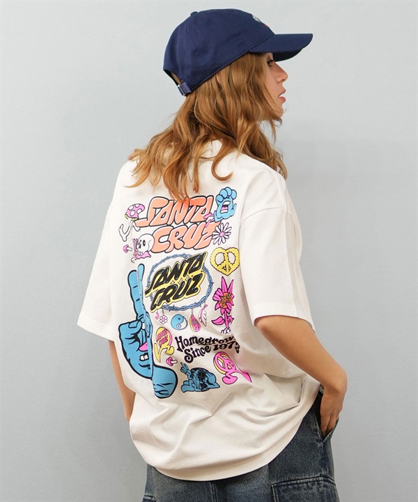 SANTACRUZ サンタクルーズ 半袖 Tシャツ レディース バックプリント 502252432 ムラサキスポーツ限定