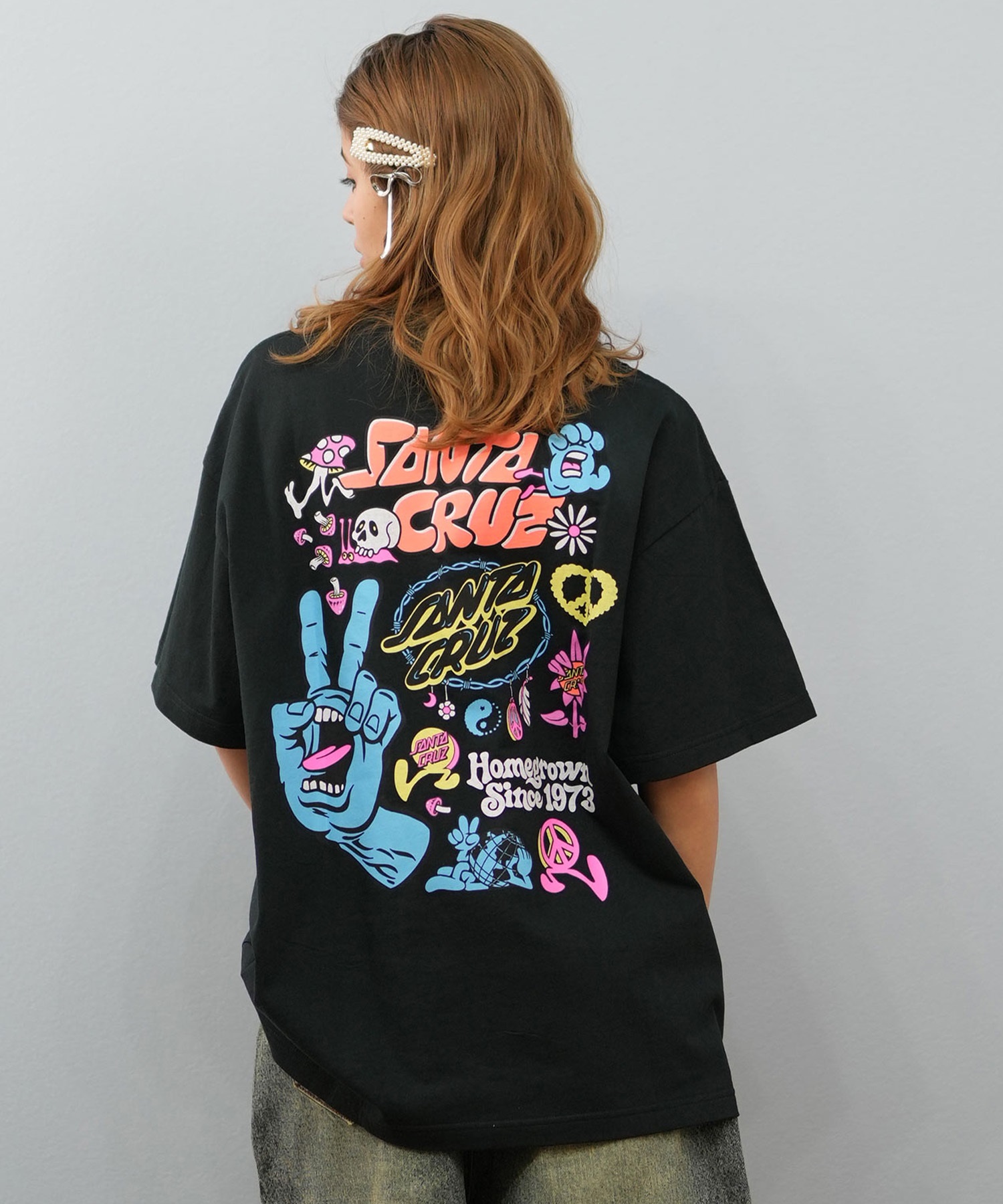 古着 サンタクルーズ SANTA CRUZ バックプリント スポーツT