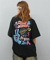 SANTACRUZ サンタクルーズ 半袖 Tシャツ レディース バックプリント 502252432 ムラサキスポーツ限定(OFFBK-M)