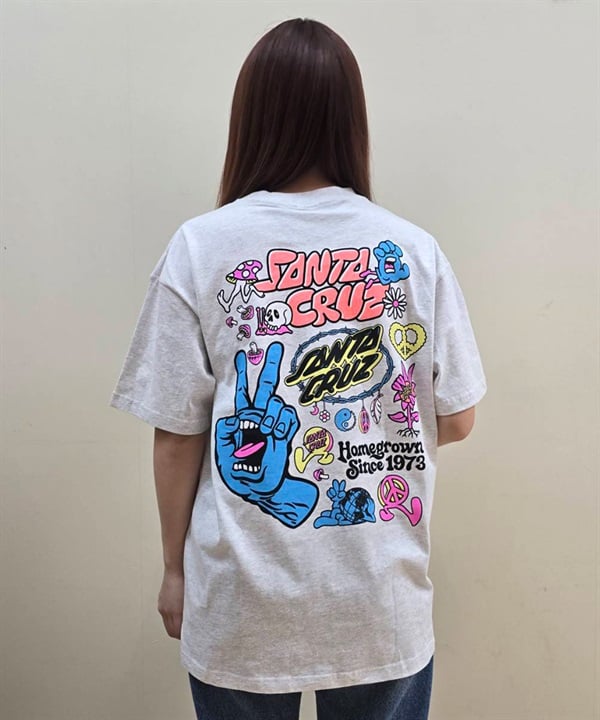 SANTACRUZ サンタクルーズ 半袖 Tシャツ レディース バックプリント 502252432 ムラサキスポーツ限定