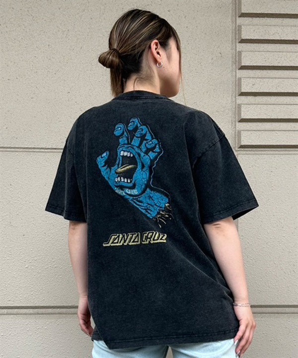 SANTA CRUZ サンタクルーズ 半袖 Tシャツ レディース バックプリント オーバーサイズ 古着風 ヴィンテージ加工 502253432 ムラサキスポーツ限定