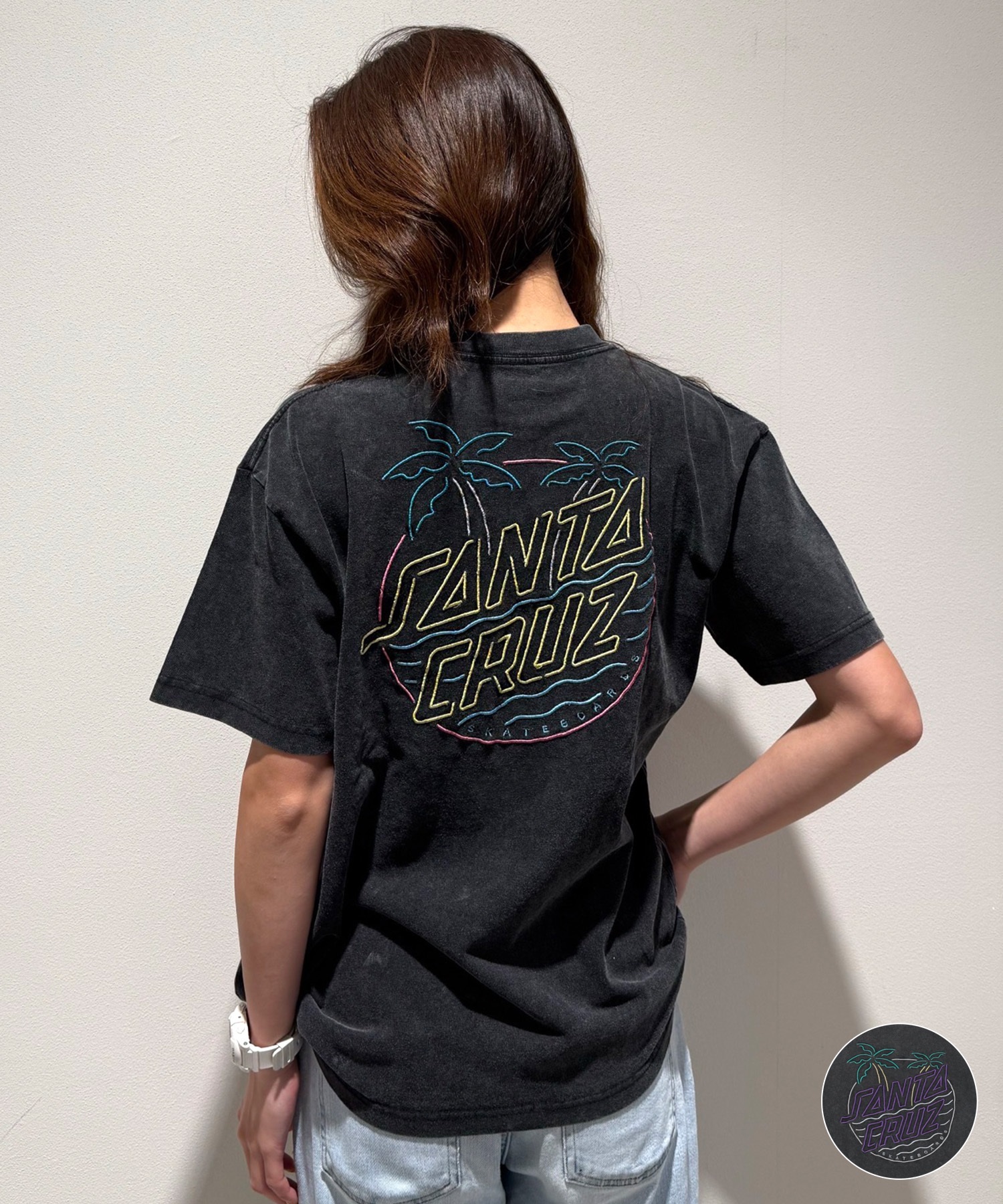 古着 サンタクルーズ SANTA CRUZ バックプリント スポーツT