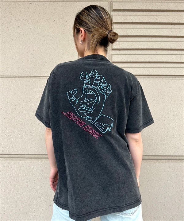 SANTA CRUZ サンタクルーズ 半袖 Tシャツ レディース バックプリント オーバーサイズ 古着風 ヴィンテージ加工 502253437 ムラサキスポーツ限定