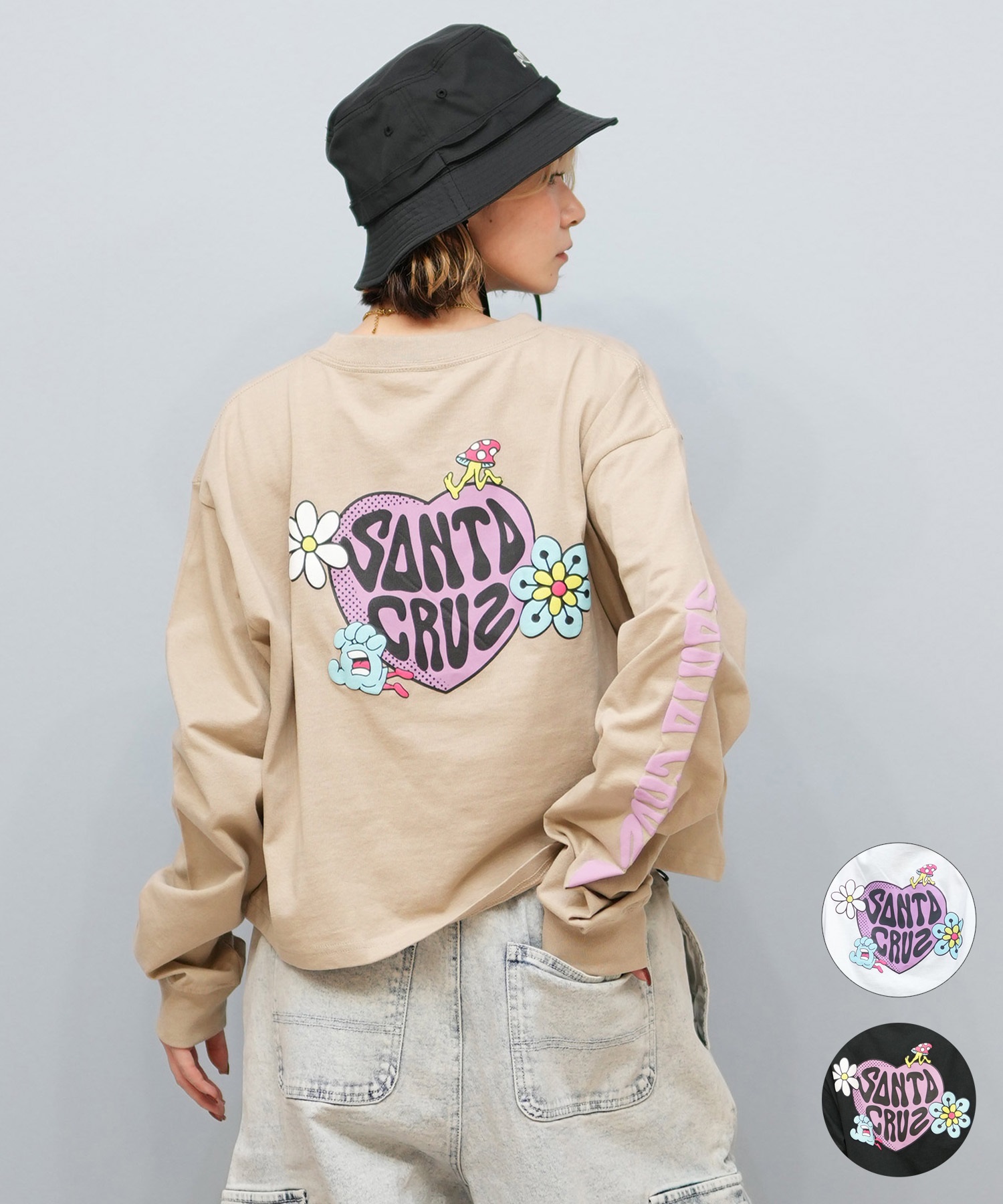 SANTACRUZ サンタクルーズ 長袖 Tシャツ レディース ロンT