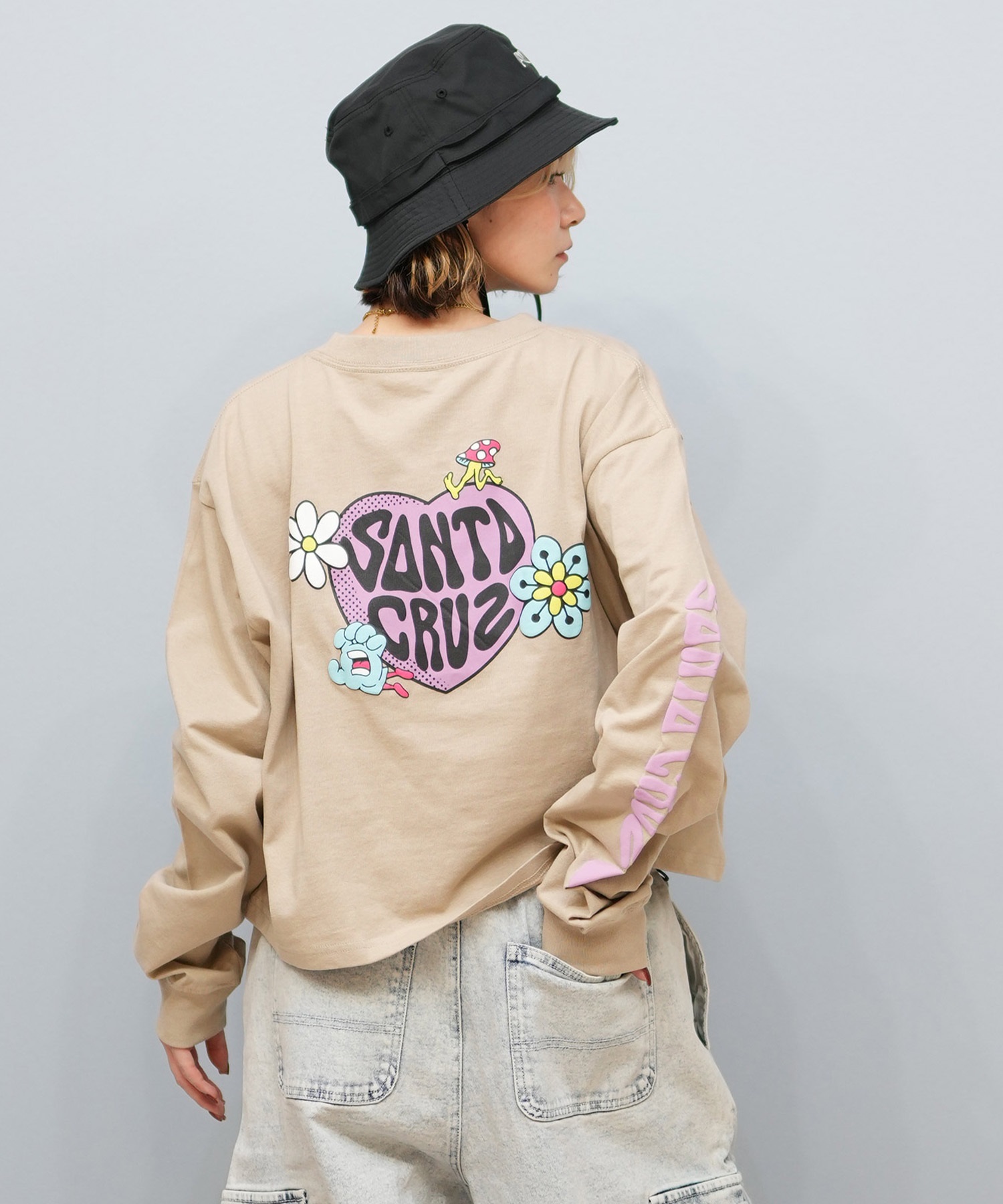 SANTACRUZ サンタクルーズ 長袖 Tシャツ レディース ロンT SANTACRUZ サンタクルーズ 長袖 Tシャツ レディース ロンT