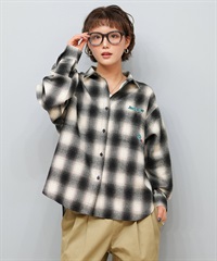 SANTACRUZ サンタクルーズ 長袖 シャツ レディース ネルシャツ チェック柄 502251231 ムラサキスポーツ限定