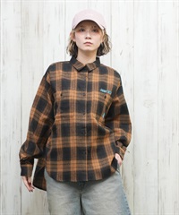 SANTACRUZ サンタクルーズ 長袖 シャツ レディース ネルシャツ チェック柄 502251231 ムラサキスポーツ限定