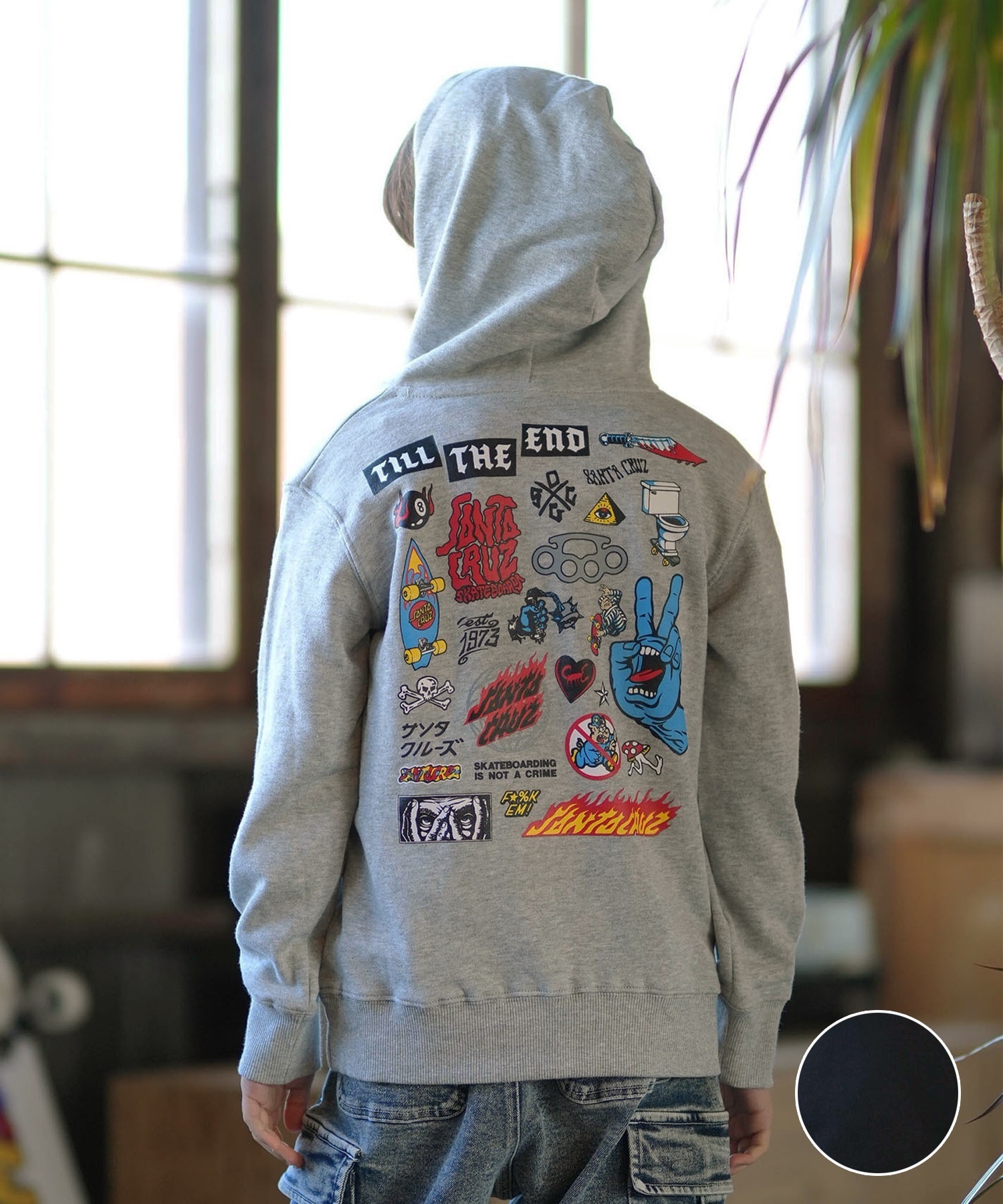 SANTACRUZ サンタクルーズ プルオーバー パーカー キッズ ジュニア