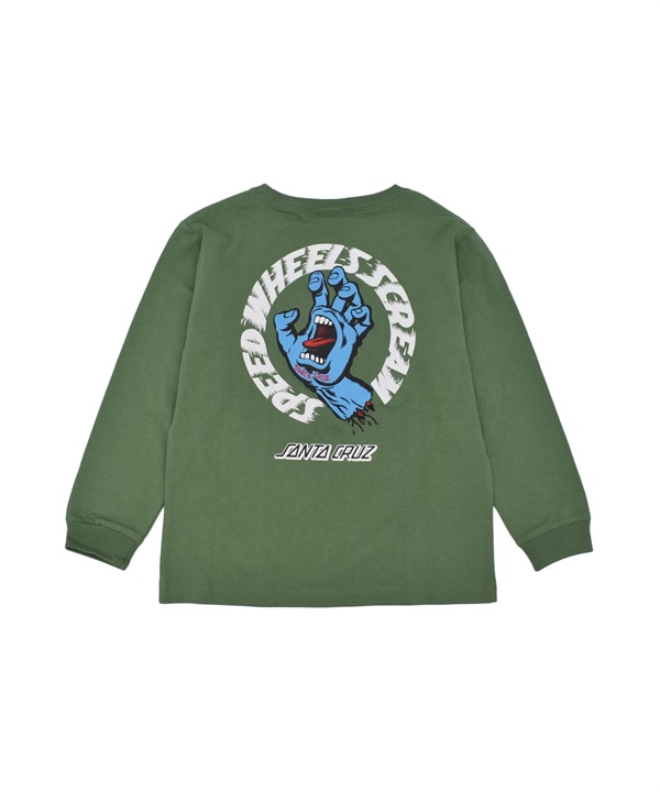 SANTA CRUZ サンタクルーズ 長袖 Tシャツ ロンT キッズ ジュニア Scream Strip L S T 25A603-42
