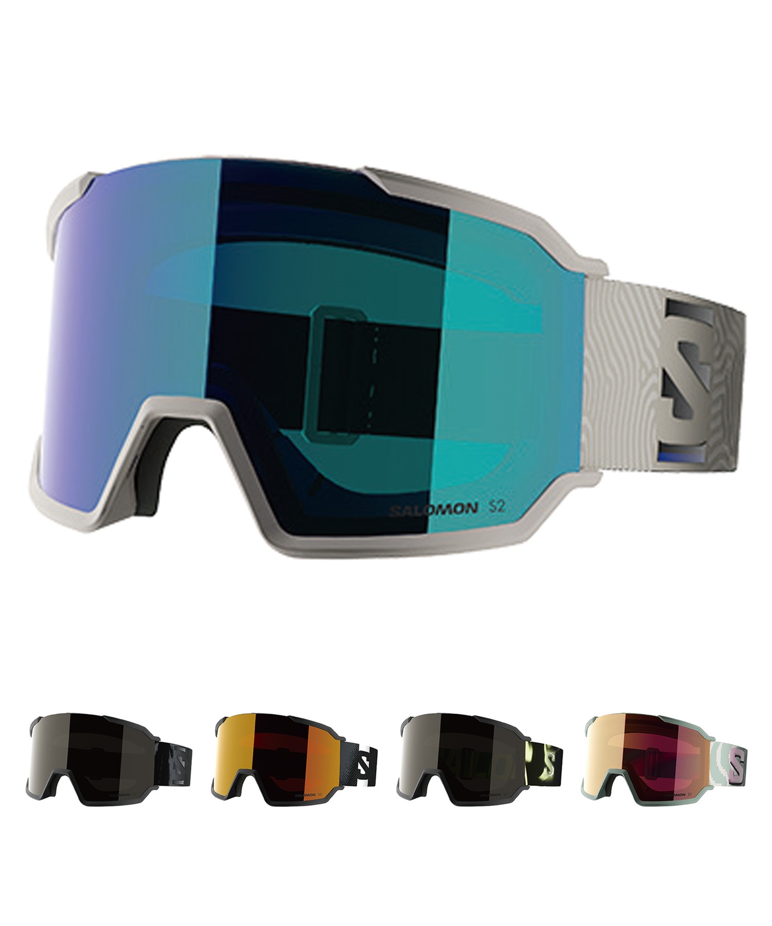SALOMON サロモン　S/VIEW ゴーグル SALOMON サロモン S VIEW 3 ML 平面レンズ スノーボード ゴーグル ユニ