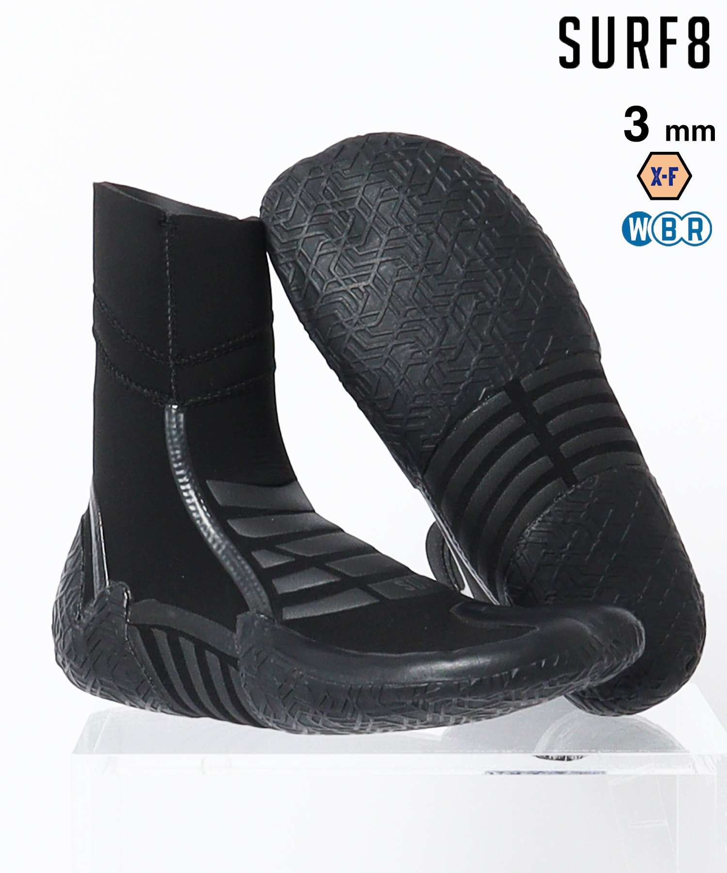 サーフブーツ　surf8 SURF8 サーフエイト BT スプリッドソール 中割れ 3mm サーフィン